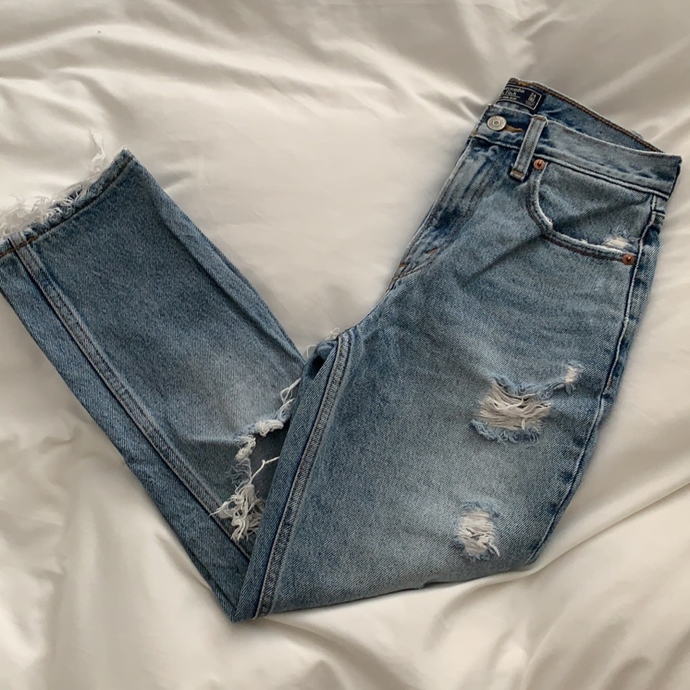 A&F mom jeans